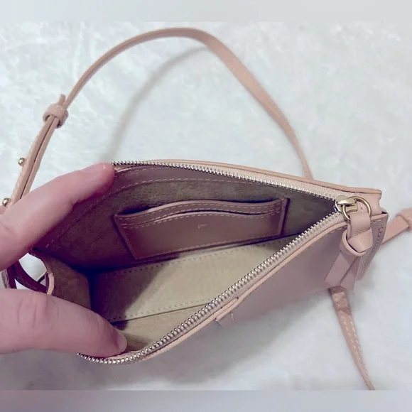 Frame les second mini crossbody pink purse leather made in Italy! Like new!! - Picture 13 of 16